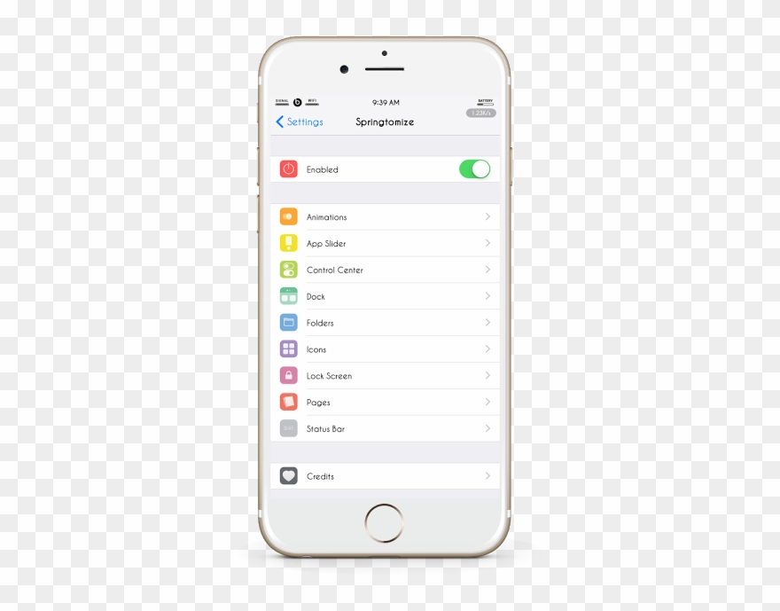 Imangoss Springtomize Updated For Ios Apps - Iphone Clipart