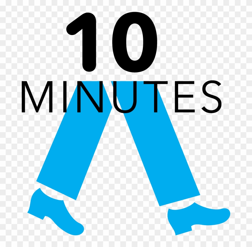 Why A 10-minute Walk To A Park - Australian Pedestrian Walkway Sign Clipart