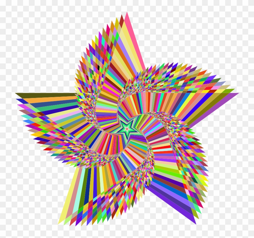 Dying Star 4 Clipart Icon Png - Colorful Kites Transparent Png