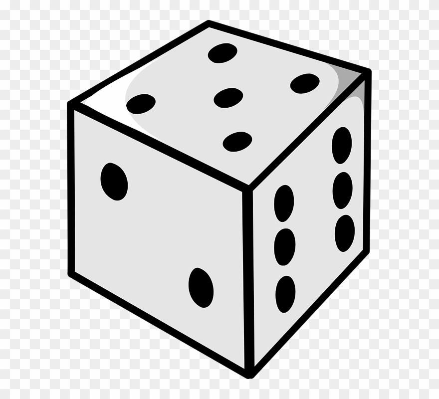 Free Vector Graphic - Dice Clipart Transparent Background - Png Download