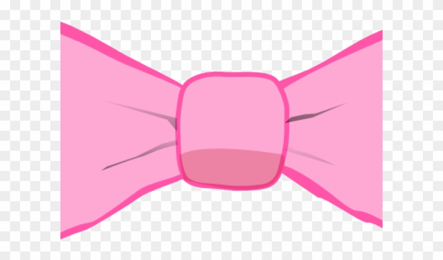 Ribbons Clipart Fuschia - Pink Hair Bow Clipart - Png Download