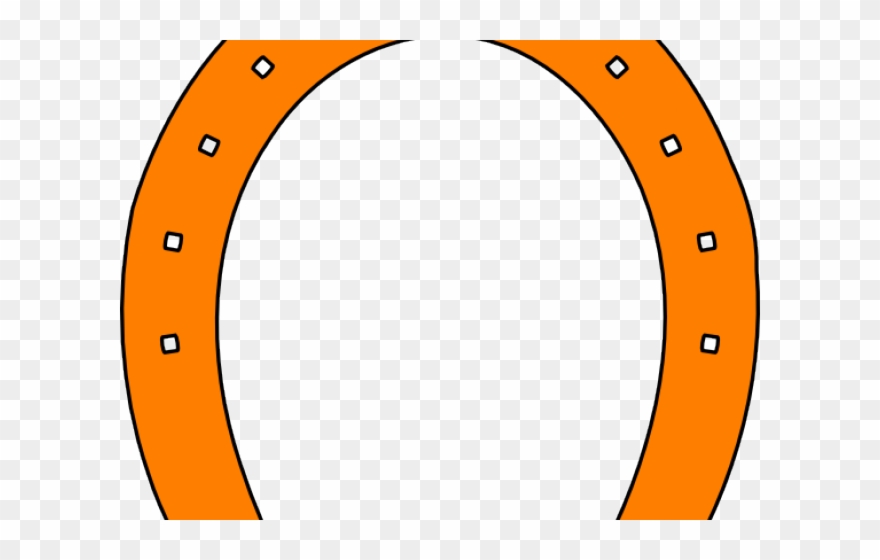 Horseshoe Clipart Orange - Escudo Rayo Vallecano - Png Download