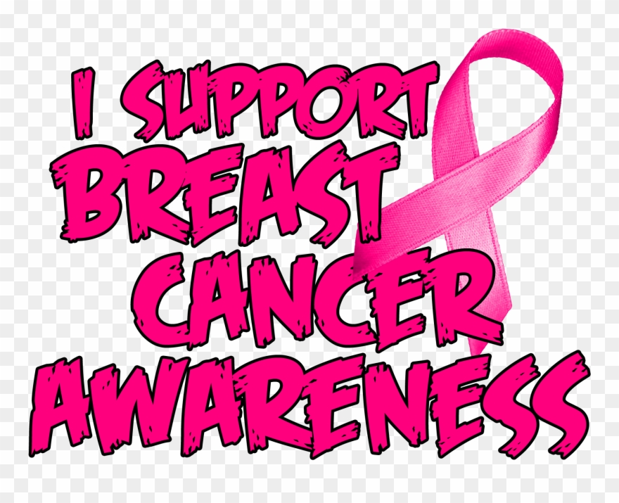 Breast Cancer Awareness - Breast Cancer Awareness Rectangle Magnet Clipart