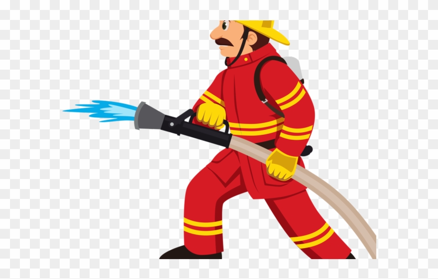 Firefighter Clipart - Fire Fighter Clipart Png Transparent Png