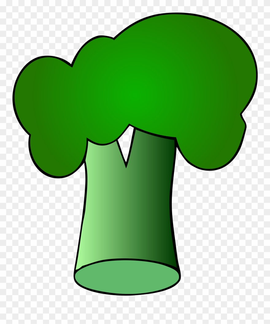 Buck Vector Jersey - Cartoon Broccoli Clipart