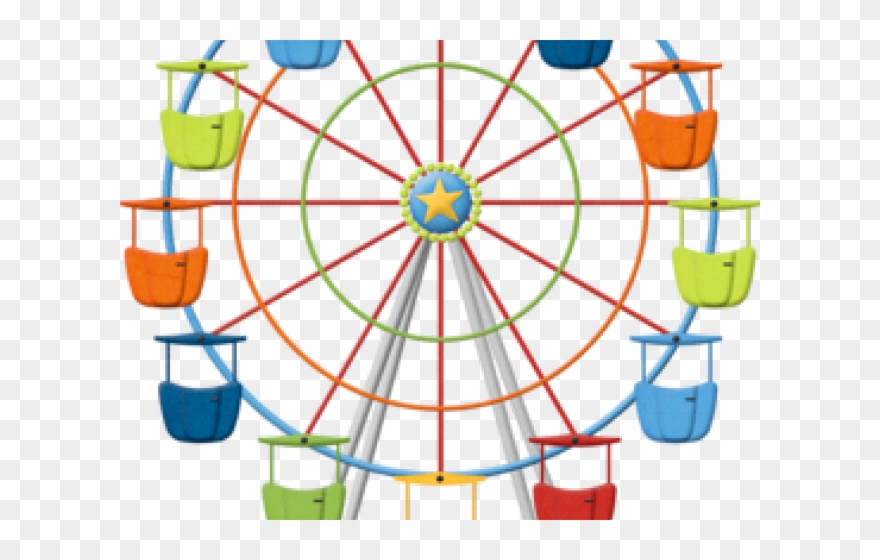 Ferris Wheel Clipart - Ferris Wheel Clipart Png Transparent Png