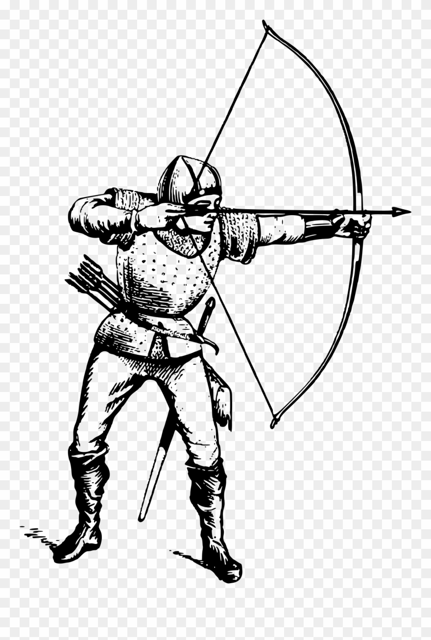 Graphic Free Download Archer Big Image Png - Archer Knights Coloring Pages Clipart