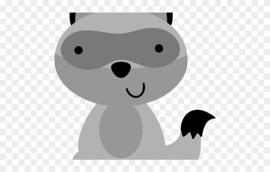 Racoon Clipart Camping - Clip Art Transparent Woodland Animals - Png Download