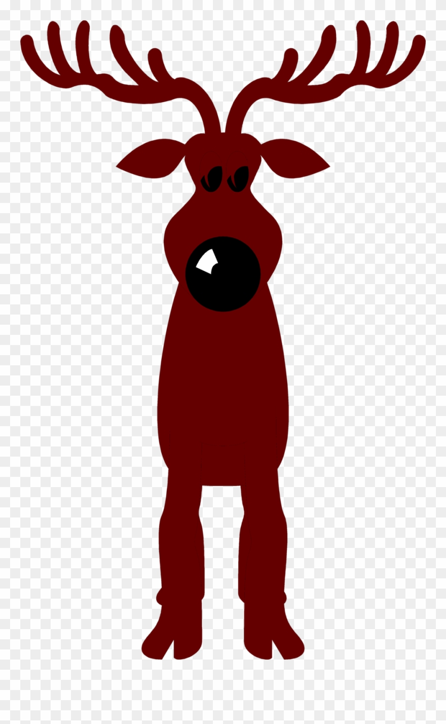 Deer Clipart Nose - Rudolph The Red-nosed Reindeer: A Critical Analysis - Png Download