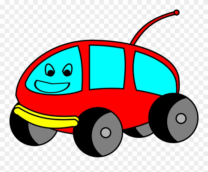 Clip Art Tags - Car With Face Cartoon - Png Download