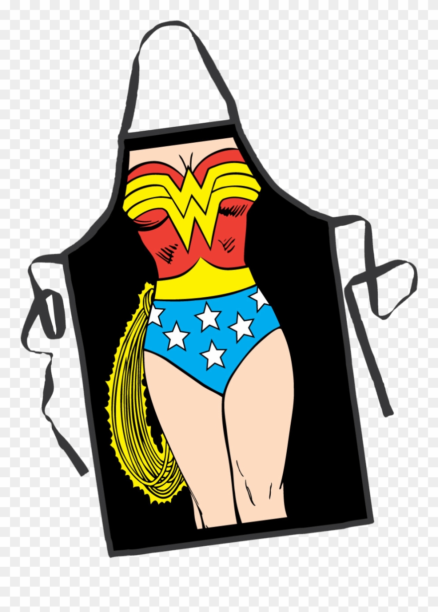 Wbcp Lines Up Wonder Woman Product Just In Time For - Wonder Woman - Be The Character Apron Clipart