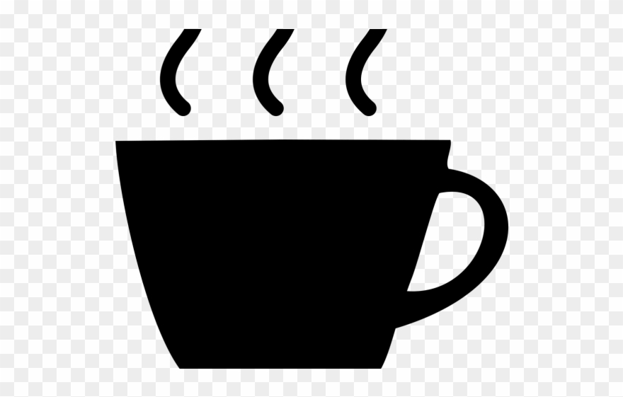 Snowflake Clipart Coffee Mug - Black Transparent Coffee Cup - Png Download