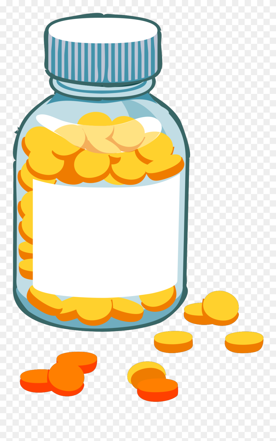 Medicine Bottle Pills Png Image Picpng - Pill Bottle Clipart Transparent Png