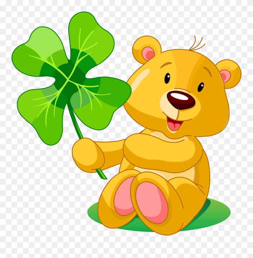 Great Clip Art - Bear Holding A Heart - Png Download