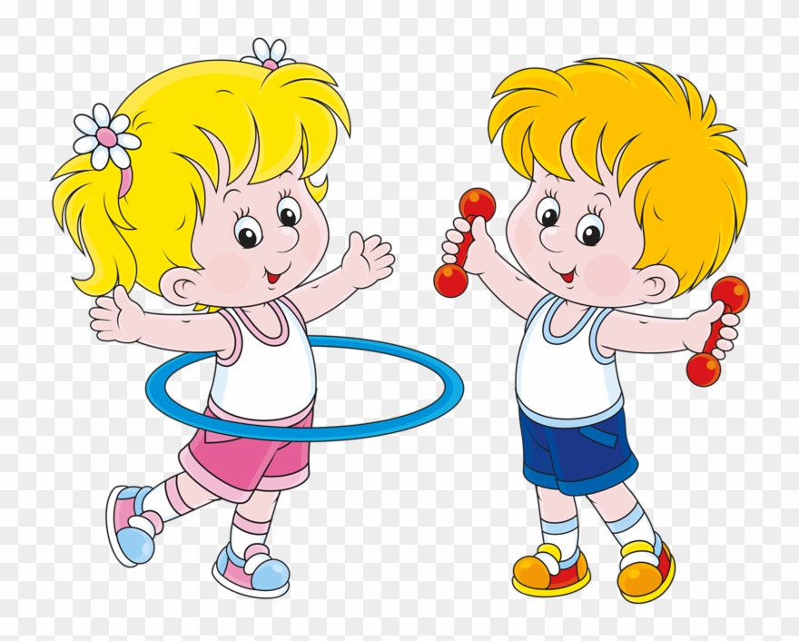 Фото, Автор Soloveika На Яндекс - Boy And Girl Cartoon Working Out Clipart