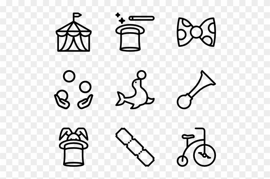 Circus - Diving Icon Clipart