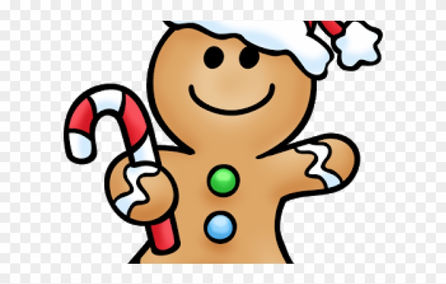 Gingerbread Clipart Cookbook - Gingerbread Man Clip Art - Png Download