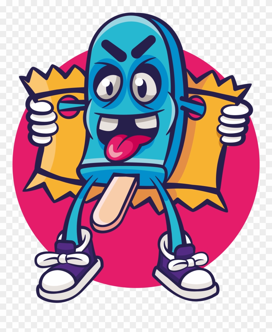 Illustration Designed For Stickers - Cartoon Clipart