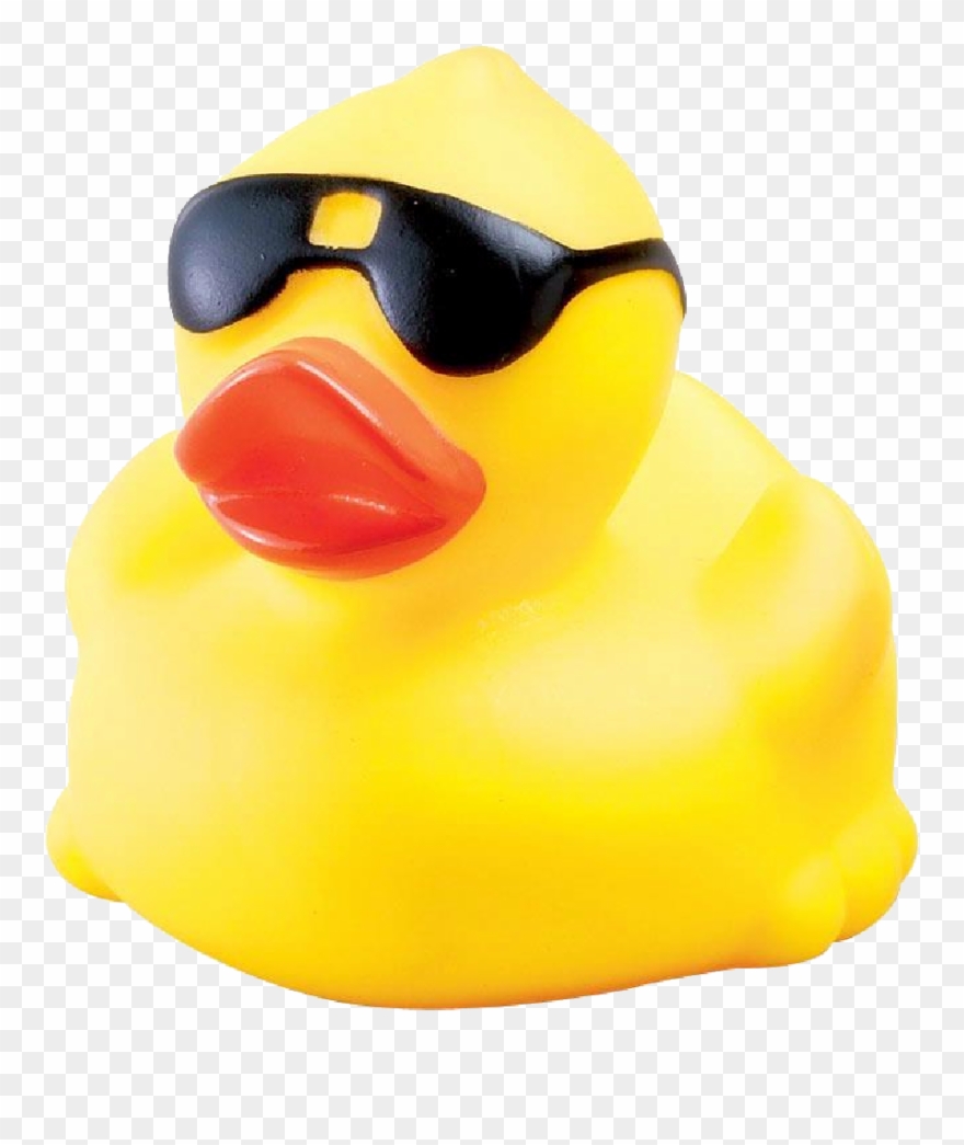 Clipart Baby Rubber Duck - Rubber Duck With Shades - Png Download