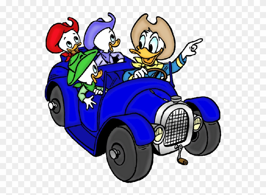 Disney Home, Baby Disney, Babies Images, Disney Ducktales, - Disney Huey Dewey Louie Car Clipart