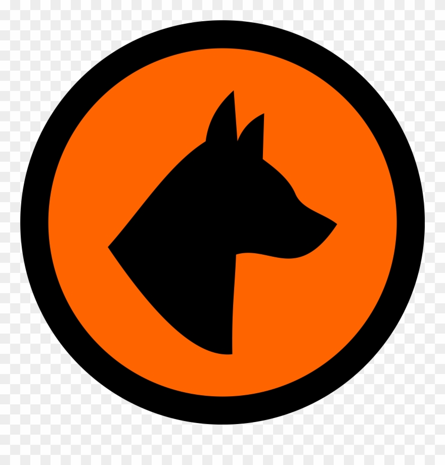 Dog Bone Silhouette - Signo De Un Perro Clipart