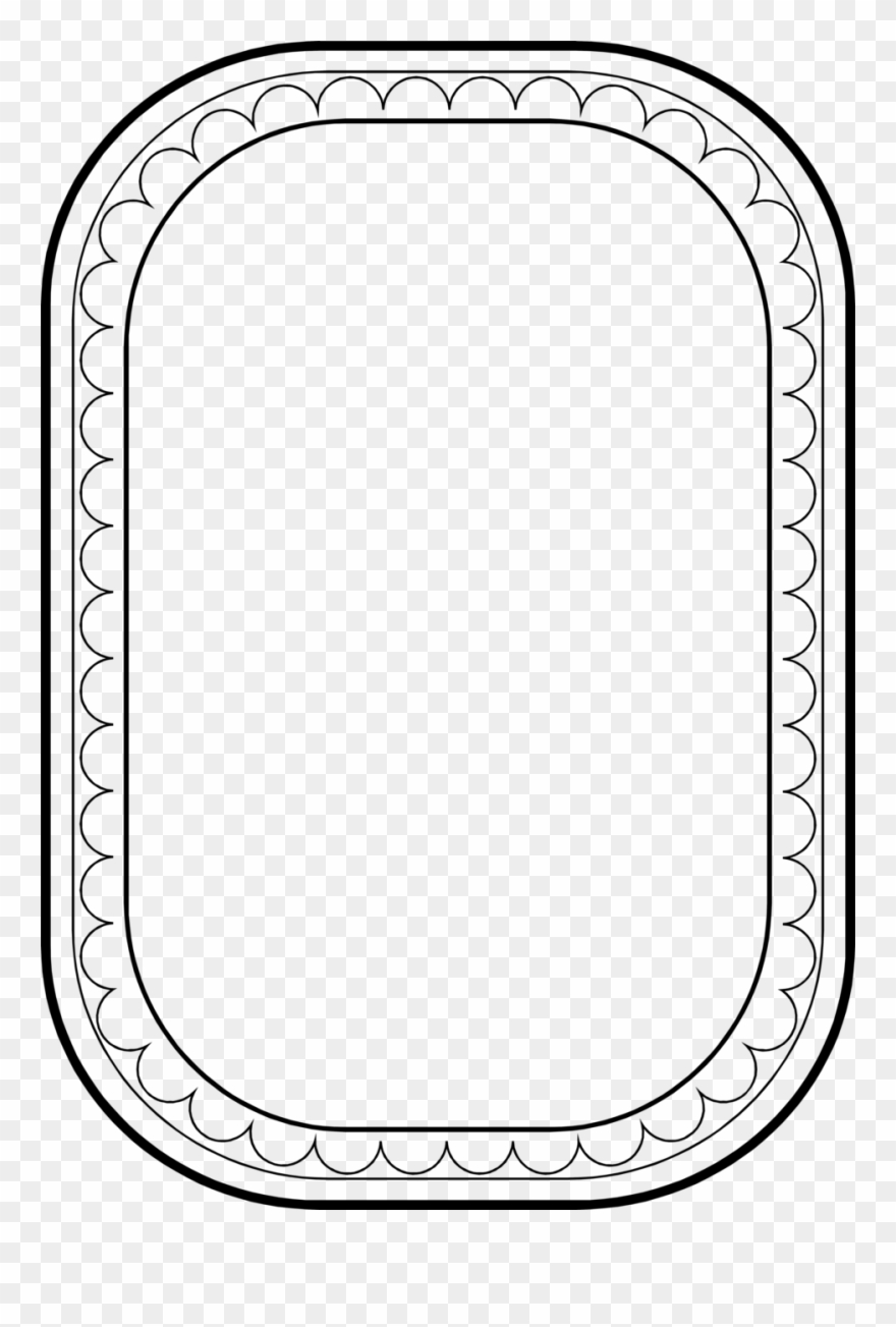Vector Library Stock Border - Frames And Borders Clip Art - Png Download