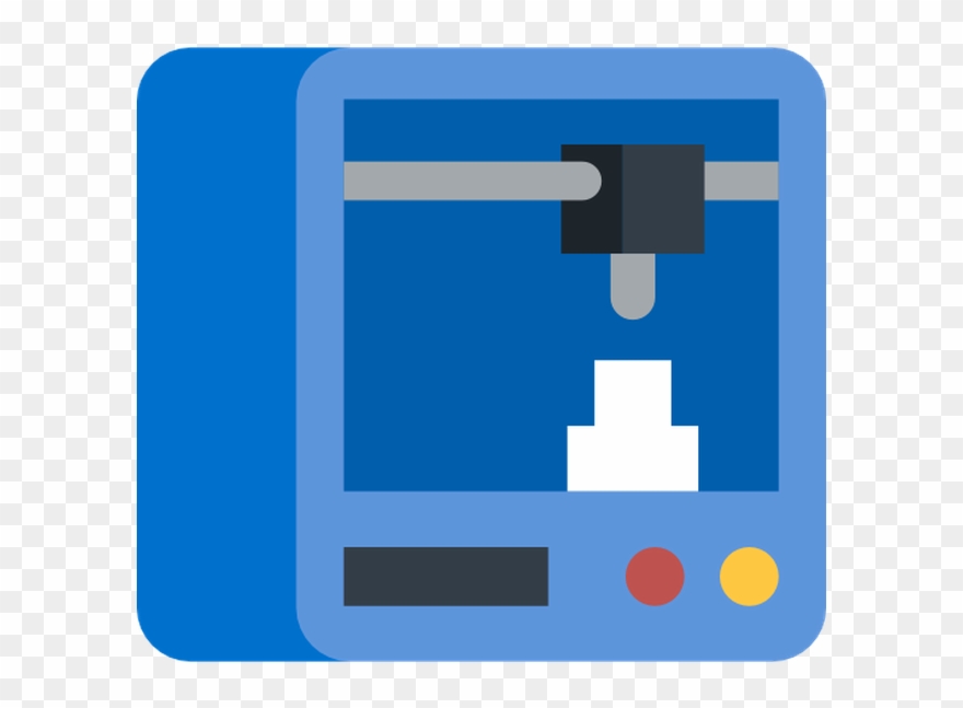 3d Printer Free Vector Icons Designed By Freepik 3d - Transparent 3d Printer Icon Clipart