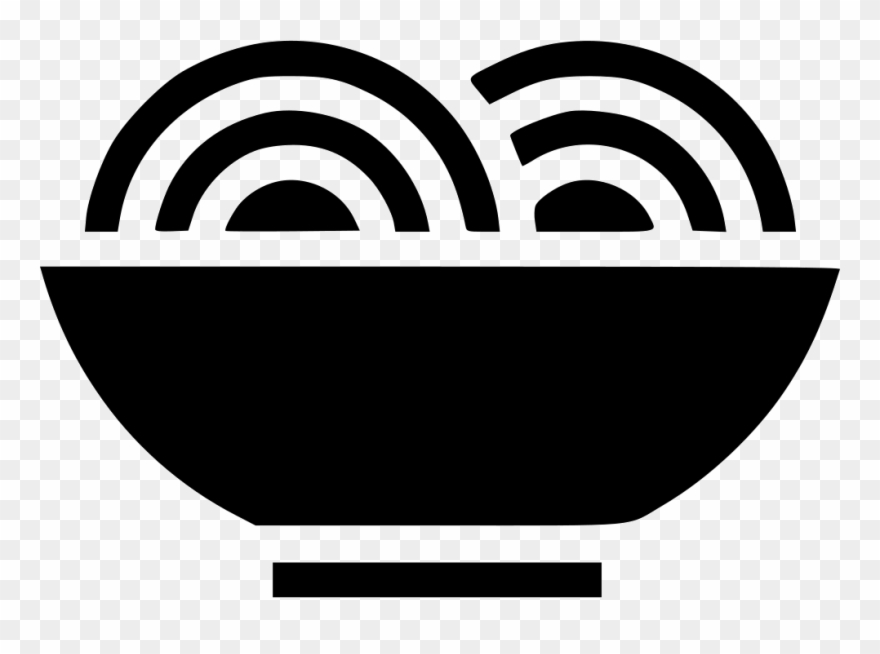 Noodles Bowl Eat Chinese Svg Png Icon - Spaghetti Clipart