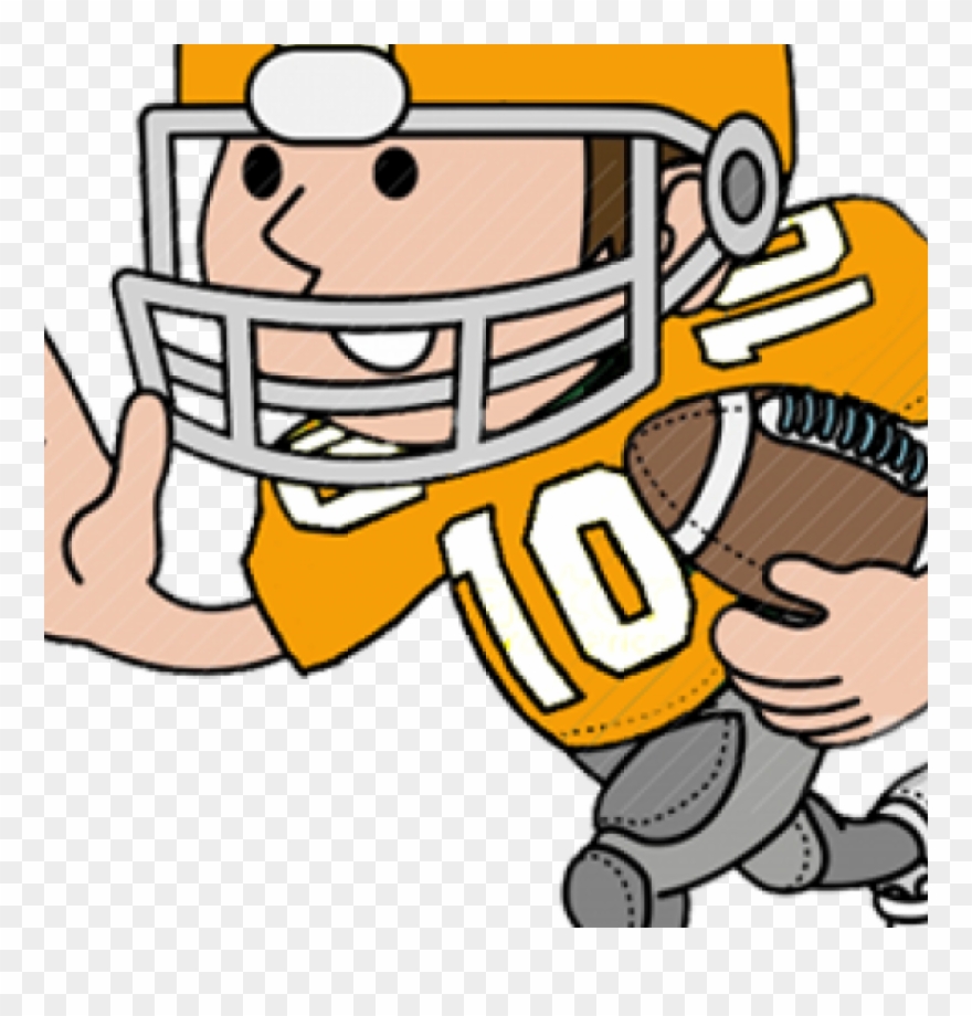 Animated Football Clipart Animated Football Clip Art - Futbol Americano En Caricatura - Png Download