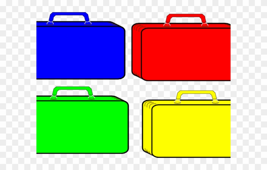 Luggage Clipart Red Suitcase - Red Suitcase Clipart - Png Download