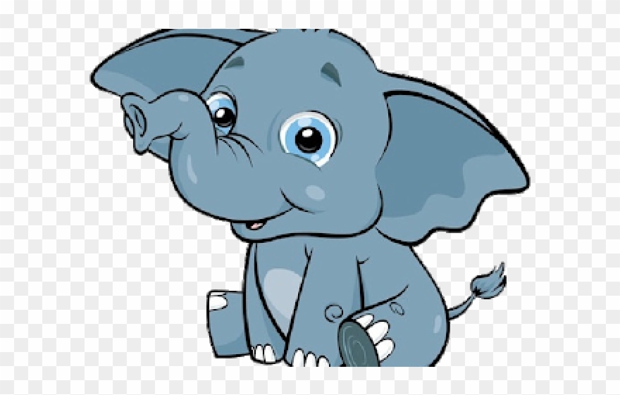 Rat Clipart Elephant - Cartoon Elephant Transparent Background - Png Download