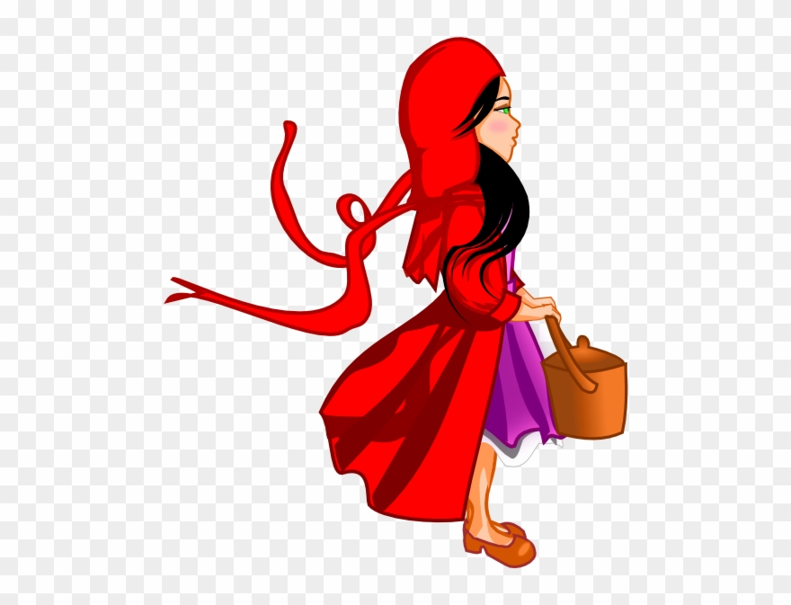 Clipartist Net Clip Art - Clip Art Little Red Riding Hood Clipart - Png Download