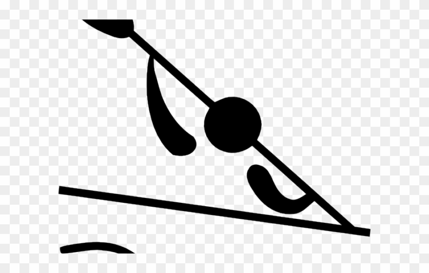 Paddle Clipart Rowing - Olympic Canoeing - Png Download