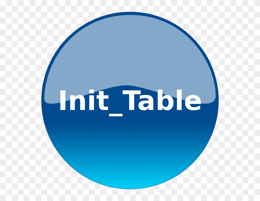 Init Table Svg Clip Arts 600 X 600 Px - Png Download