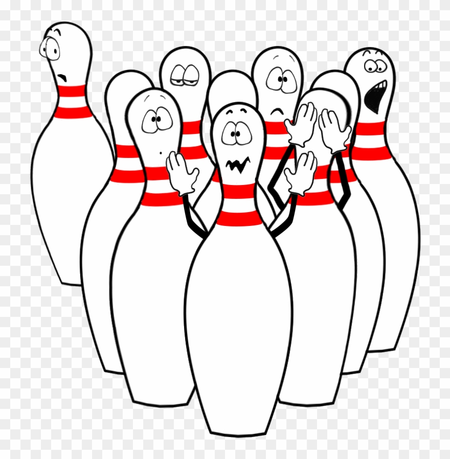 Funny Bowling Clipart - Png Download