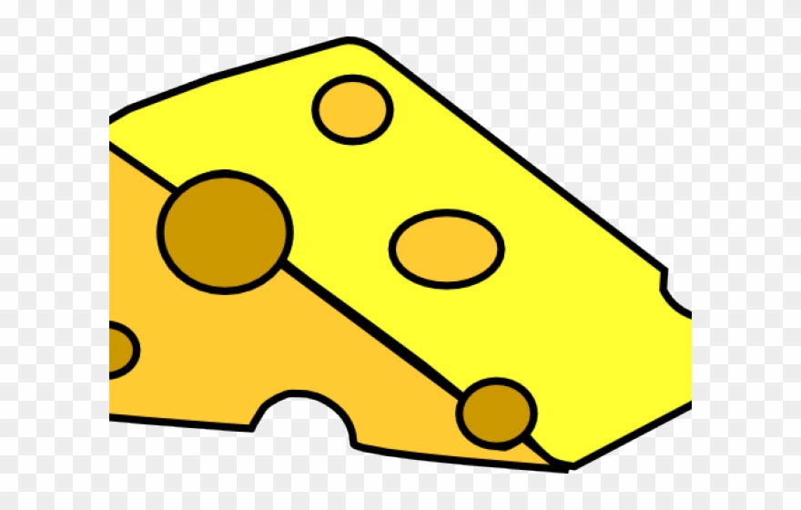 Cheese Black And White Clip Art - Png Download