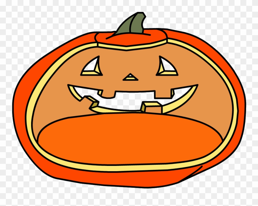 Jack O' Lantern Igloo Icon Id 20 - Club Penguin Pumpkin Igloo Clipart