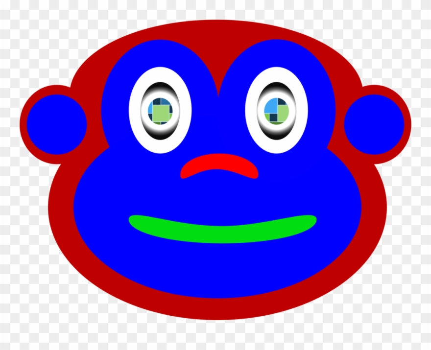 Smiley Curious George Emoticon Cartoon - Clip Art - Png Download