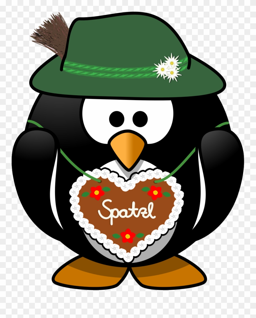 Penguin From The Alps Clipart By Moini - Happy Birthday Penguins Clipart - Png Download