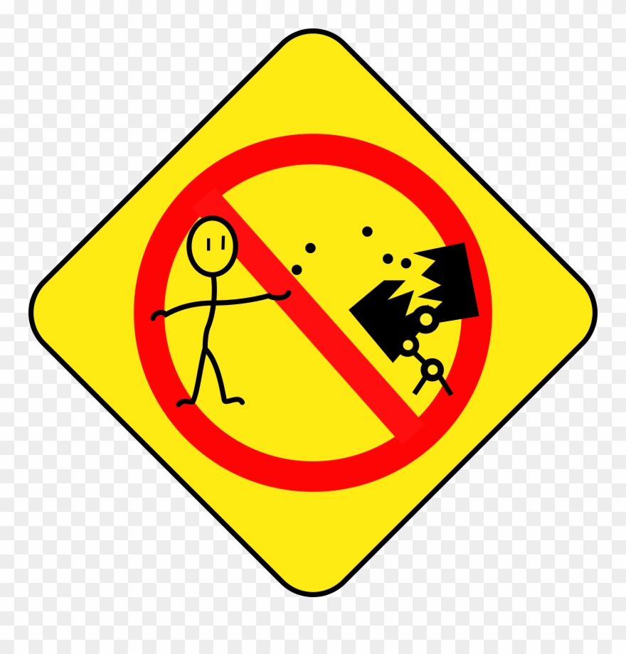Free Don& - No Drawing On The Wall Clipart