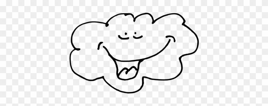 Rain Cloud Light Black And White Snow - Black And White Clip Art Images Of Rain Coat - Png Download