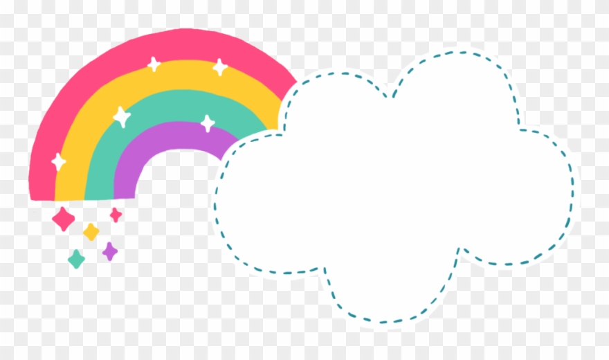 Rainbow Document File Format - Cute Cloud Cartoon Png Clipart