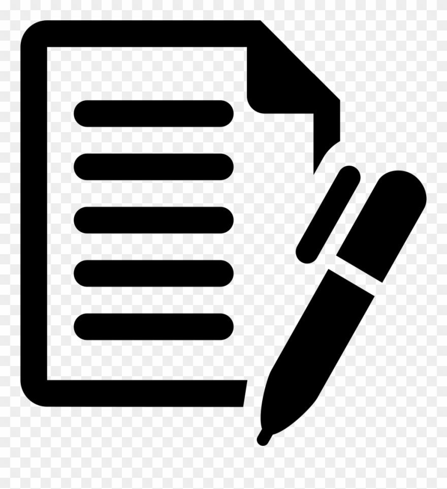 Royalty Free Stock Electronic Agreement Svg Png - Signature Icon Png Clipart