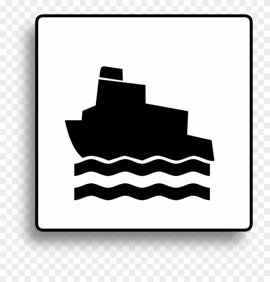 Ferry Icon Vector Clipart