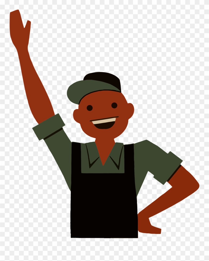See Here Person Clipart Transparent Background - Cartoon Of Friendly Person - Png Download