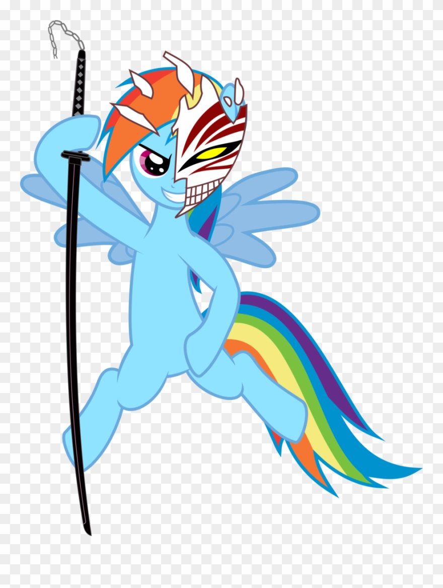 Rainbow Dash Rarity Pony Applejack Ichigo Kurosaki - Rainbow Dash Clipart