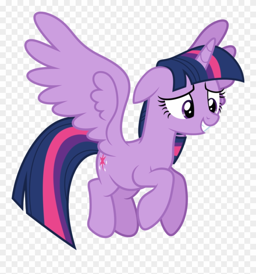 Vector - Twilight Sparkle Flying Vector Clipart