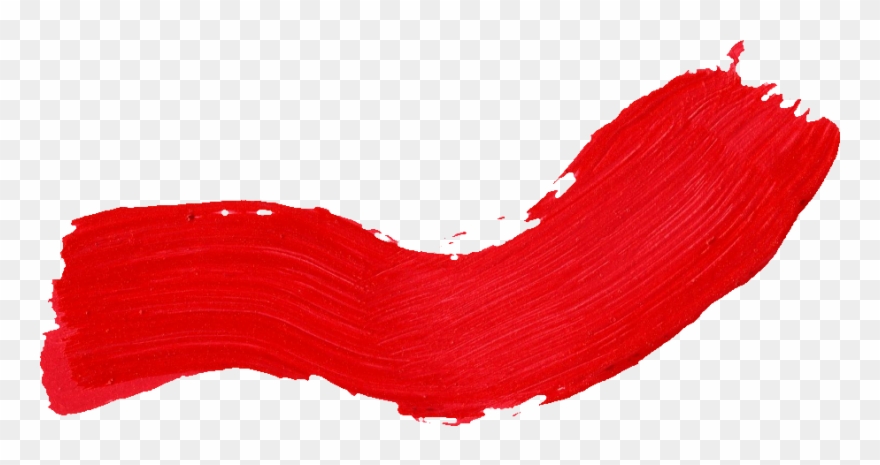 Brush Free Download Best On X Red - Red Paint Stripe Png Clipart