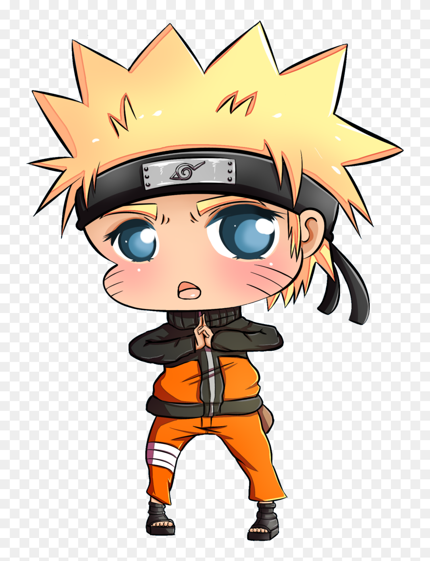 Chibi Naruto By Pink - Anime Naruto Clip Art - Png Download