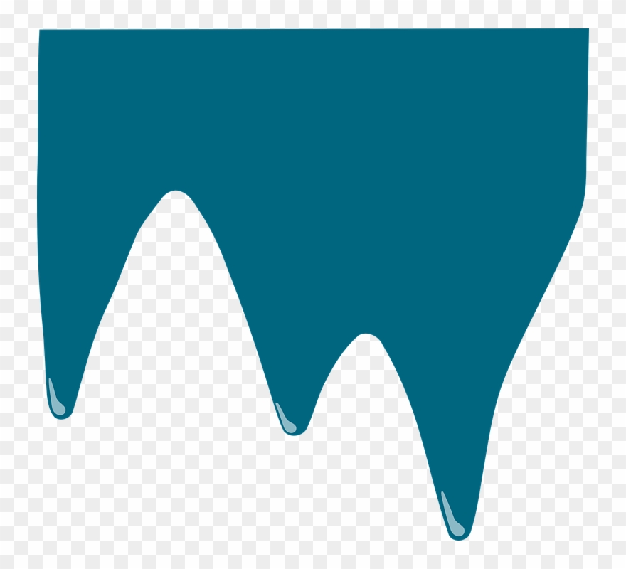 Ink Paint Blue &183 Free Vector Graphic On Pixabay - น้ำ ไหล Png Clipart